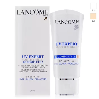 LANCOME 蘭蔻 超輕盈UV BB霜SPF50 PA++++(30ml)多色可選#01白晳透亮