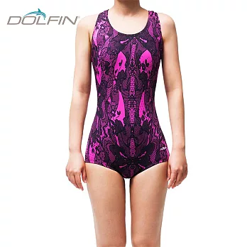 美國DOLFIN 女性成人連身泳裝332 Lacey Pink6