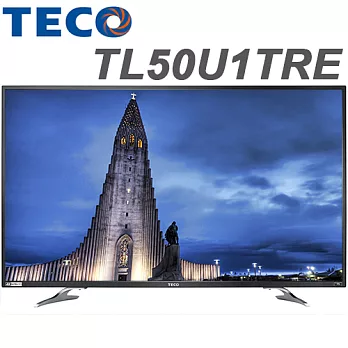 TECO東元 50吋 真4K Smart液晶顯示器+視訊盒(TL50U1TRE)＊送尚朋堂14吋立扇+Ducle韓國舒適毯