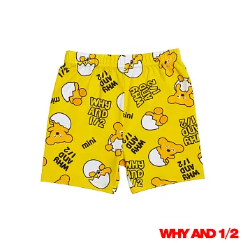 WHY AND 1/2 男童家居服 蛋黃普普熊短褲 (2Y~10Y)05黃色