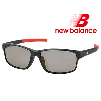 【New Balance 眼鏡】運動太陽眼鏡-薄水銀/黑框紅腳(NB8059-2)