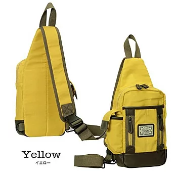 日本RENAME潮牌可愛鵝黃斜背包