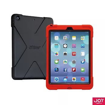 JOY aXtion Bold 生活防水軍規防摔 iPad Air 保護套-紅