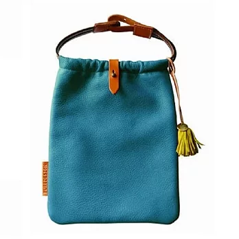 【U】PUREDESIGN - 簡約束口手提肩背包 - S (五色可選) - 藍色