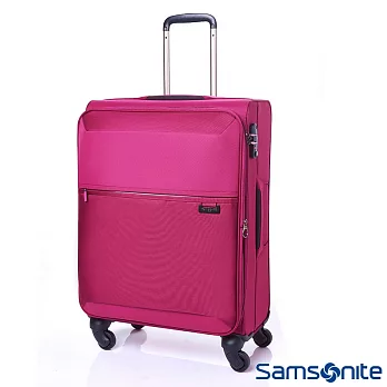 Samsonite新秀麗 29吋72H四輪TSA極輕量可擴充布面行李箱(紫紅)