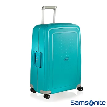 Samsonite 新秀麗 25吋 S’CURE 四輪PP硬殼TSA扣鎖行李箱(水藍)