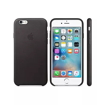 Apple 原廠 iPhone6 / 6S case 適用 皮革保護套(黑色-盒裝)黑色