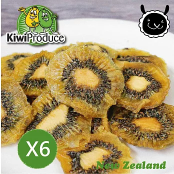 【壽滿趣- 紐西蘭原裝進口】Kiwi Produce天然綠奇異果乾x6包