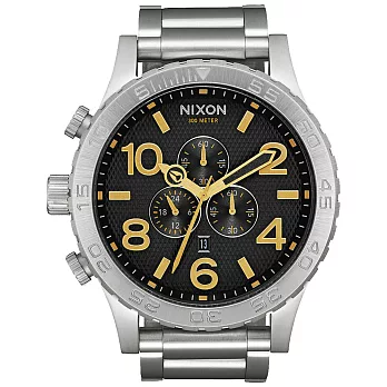 NIXON 51-30 CHRONO 潛龍諜影運動腕錶-A0832730