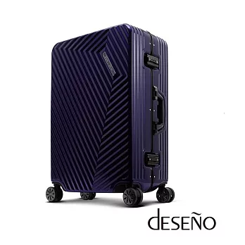 【U】Deseno - 細鋁框行李箱(五色可選)20吋 - 紫羅蘭