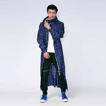 【RAINSTORY】航海圖連身雨衣(XL號)