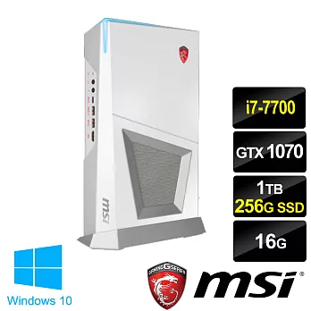 MSI微星TRIDENT 3 Arctic i7-7700四核心/16G/1TB+256GPCIeSSD/GTX1070 8G獨顯/Win10(VR7RD-094TW)