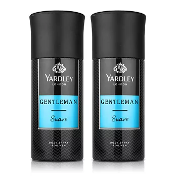 YARDLEY 雅麗 柔香男性身體噴霧(150ml)X2入