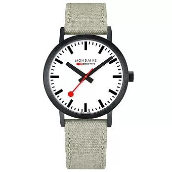MONDAINE 瑞士國鐵Classic限量腕錶-40mm/IP黑
