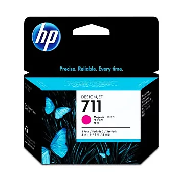 【HP 墨水匣】HP CZ135A #711 原廠紅色墨水匣