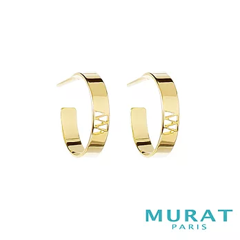 MURAT PARIS米哈巴黎 幾何鏤空耳環(金色款)