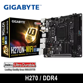 GIGABYTE 技嘉 GA-H270N-WIFI 主機板