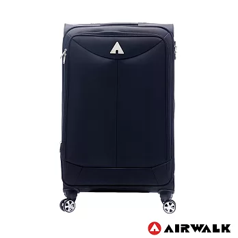 AIRWALK LUGGAGE - 尊爵系列黑色的驕傲 布面拉鍊24吋行李箱 -傲人黑24吋