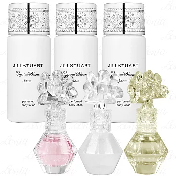 JILL STUART 吉麗絲朵 花鑽香水身體親膚露6件組