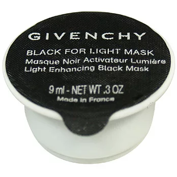 【即期品】GIVENCHY紀梵希 黑煥白淨顏護理面膜(9ml)-2018.4