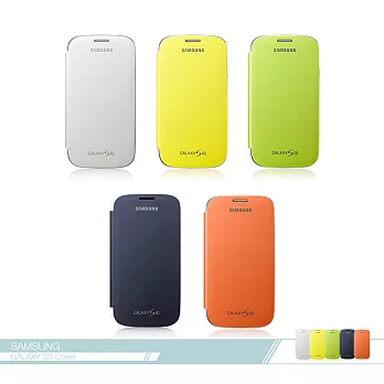 Samsung三星 原廠Galaxy S3 i9300專用 側翻式皮套 /翻蓋書本式保護套 /摺疊翻頁白色