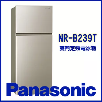 Panasonic 國際牌 232L 雙門冰箱 NR-B239T 亮彩金