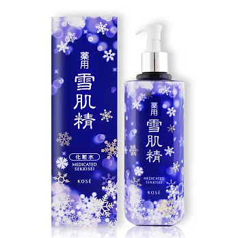 KOSE 高絲 雪肌精(500ml)-澄雪限量瓶(按壓式壓頭)-百貨公司貨