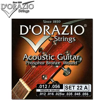 D’ORAZIO 義大利手工製 磷青銅 木吉他弦(No.22A)