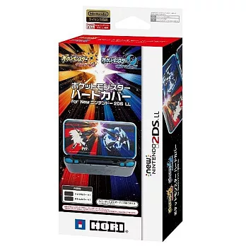 HORI New 2DS LL PC硬式保護殼 精靈寶可夢 究極日月 (2DS-114)