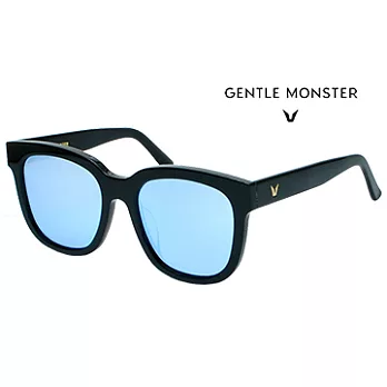 【GENTLE MONSTER 太陽眼鏡】SALT-01/11M 大框墨鏡(黑框/水銀藍鏡)