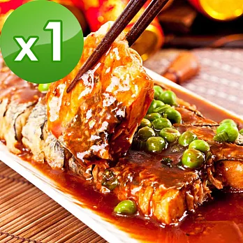 三低素食年菜 樂活e棧 年年有餘-珍饌糖醋魚-素食可食(400g/盒,共1盒)