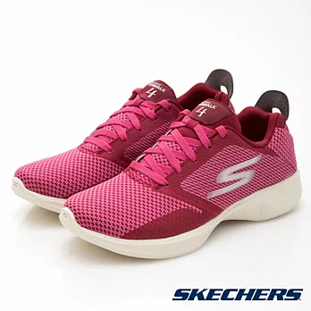 SKECHERS 女款 GO Walk 4 健走鞋14914 PNK / (美國品牌、輕量、避震、運動休閒鞋)US6粉紅