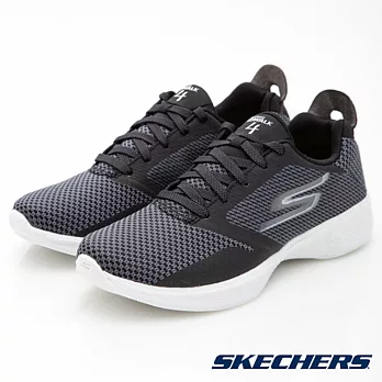 SKECHERS 女款 GO Walk 4 健走鞋14914 BKW / (美國品牌、輕量、避震、運動休閒鞋)US6黑