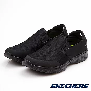 SKECHERS 男款 GO Walk 4 健走鞋 54171 BBK / (美國品牌、輕量、避震、運動休閒鞋)US8黑