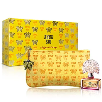 Anna Sui 安娜蘇 逐夢翎雀蝴蝶禮盒(淡香水30ml+化妝包)