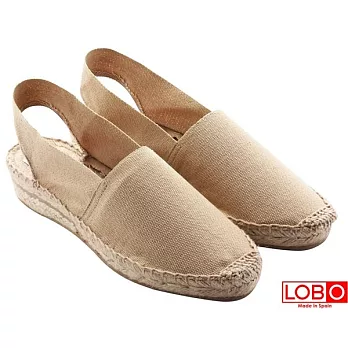 【LOBO】西班牙百年品牌Sandalia楔型低跟草編鞋-沙色EU42沙色