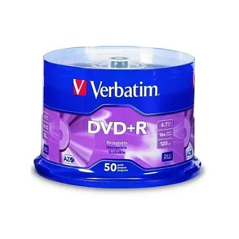 Verbatim 威寶 藍鳳凰 16x DVD+R 50片