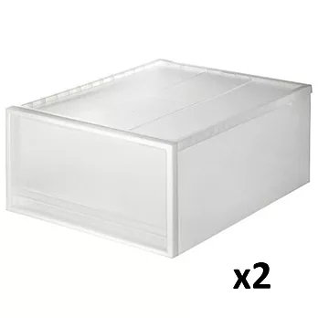 [MUJI 無印良品]PP櫥箱/大/2入