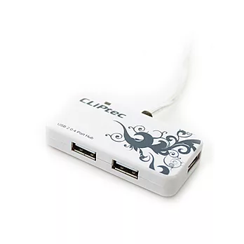 CLiPtec Flora USB Port Hub集線器-經典白經典白