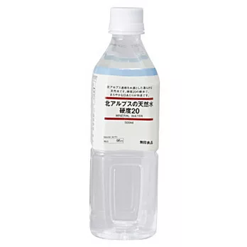[MUJI 無印良品]PET北阿爾卑斯天然水/500ml