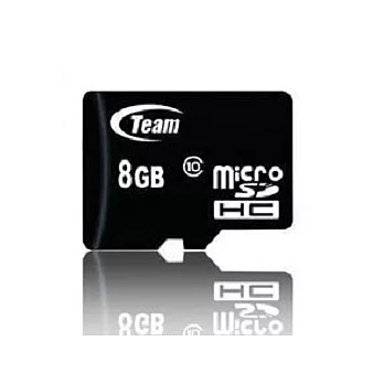 十銓 Team MicroSDHC 8GB Class10 記憶卡(附SD轉卡)