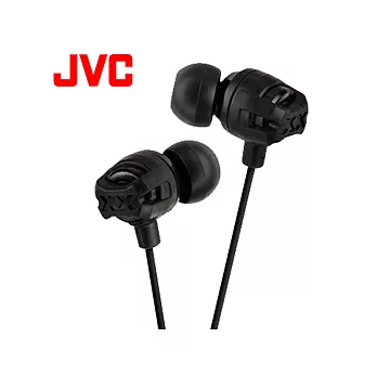 JVC XTREME XPLOSIVE重低音耳道式耳機-黑色(HAFX101B)