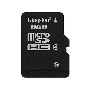金士頓 Kingston MicroSDHC 8GB Class4 記憶卡 (含SD轉卡+贈一入收納盒)