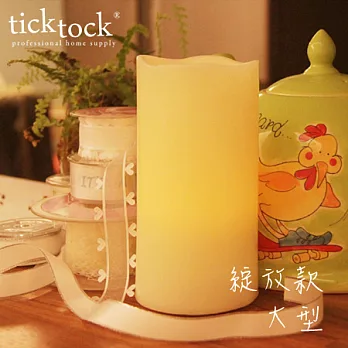 【TickTock】夜光精靈LED蠟燭造型燈-6吋(L)