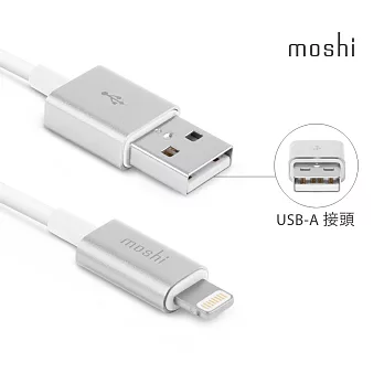 moshi Lightning - USB 傳輸線銀白