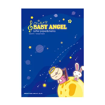 [Baby Angel]守護天使迷你箋【月球】
