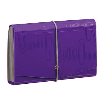【富美特】12格小型風琴包．i Clip系列紫