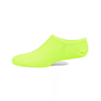 【 PULO 】純棉細針隱形裸襪-M-螢光綠