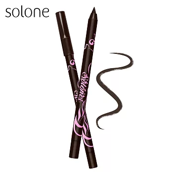 Solone 愛麗絲的奇幻冒險-完美勾勒眼線膠筆(共4色)03棕色尾巴