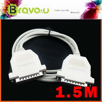 Bravo-u DB25-DB25 標準印表機連接線-公對公(1米5)